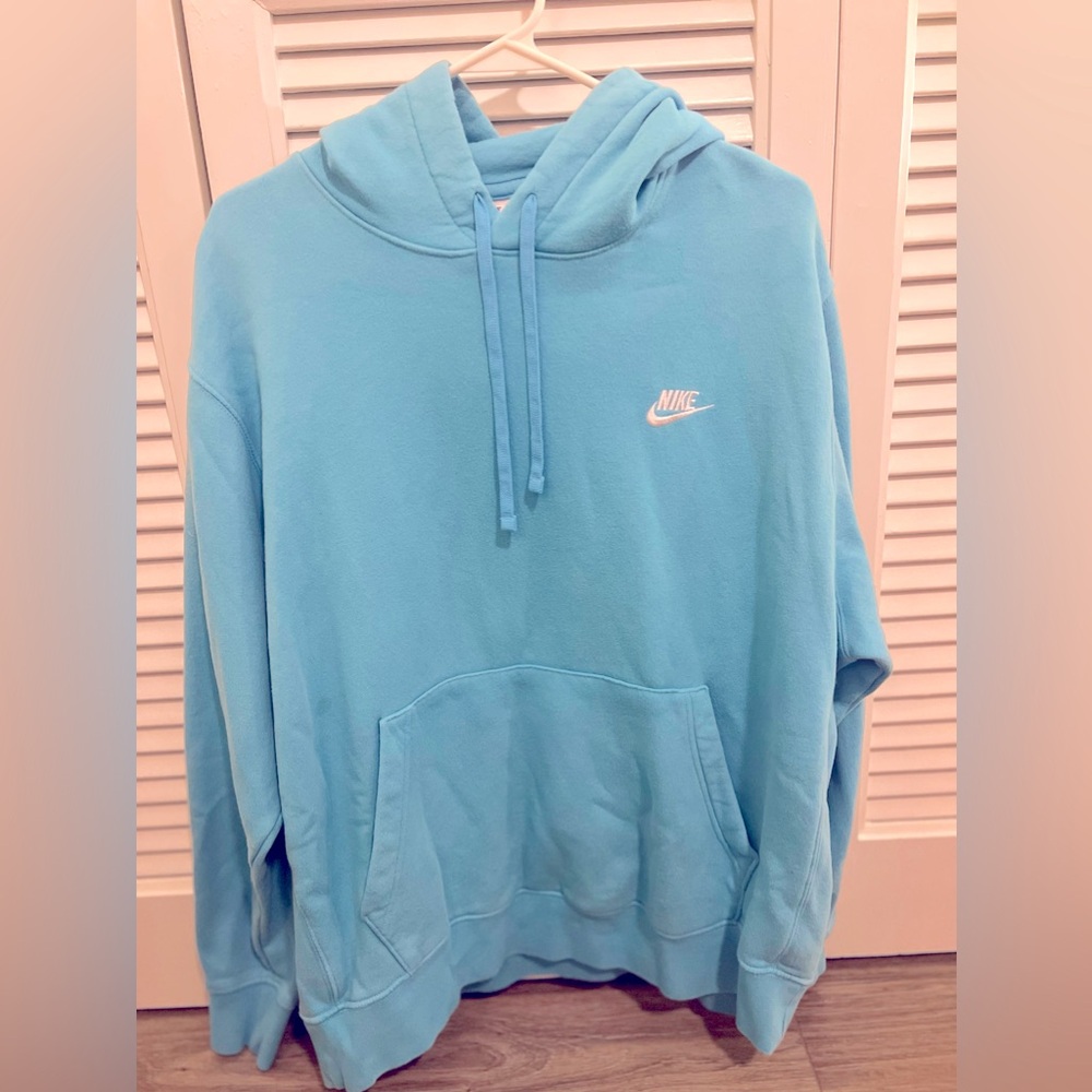 Baby blue Nike hoodie XL